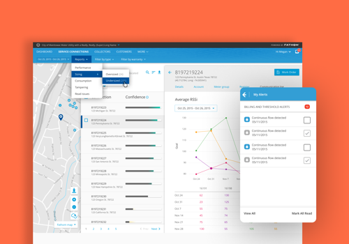 UX/UI Design Package Example: Turning Meters to Metrics with Fathom