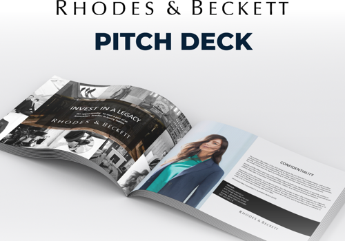 Marketing Strategy Package Example: Pitch deck for Rhodes & Beckett