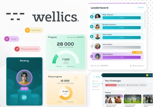 Web Development Package Example: Wellics - a wellness web and mobile platform