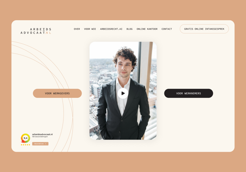 Other Digital Marketing Package Example: Arbeids Advocaat