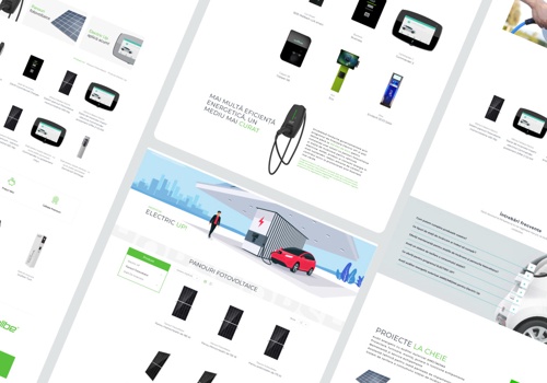 Branding Package Example: Website for E-Mobility Solutions