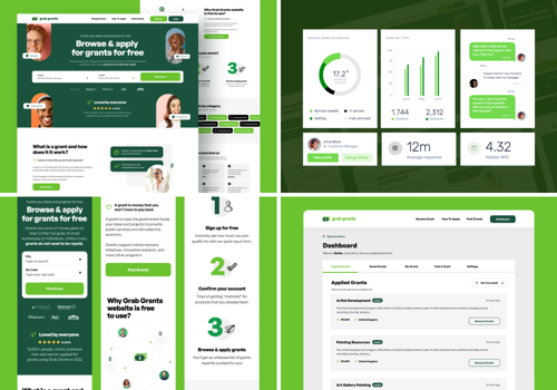 Web Design Package Example: Biggest US Grants Directory Design & Development