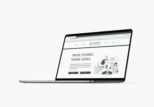 Branding Package Example: Aequitas Bookkeeping