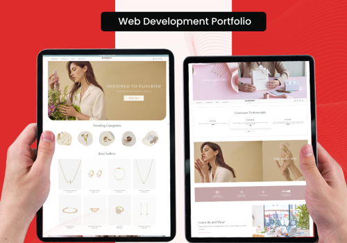 Web Design Package Example: Bearfruit Jewelry Shopify Website Redesign