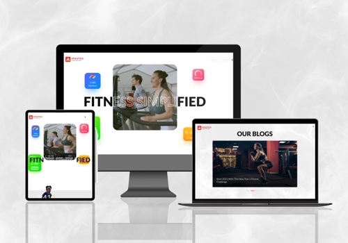 Web Development Package Example: Ahletica fitness website