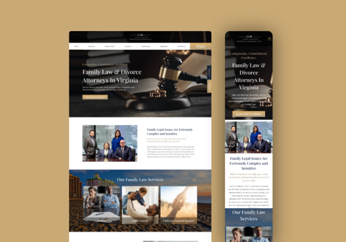 Web Design Package Example: Garriott Maurer