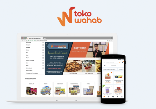UX/UI Design Package Example: TokoWahab - UI/UX design
