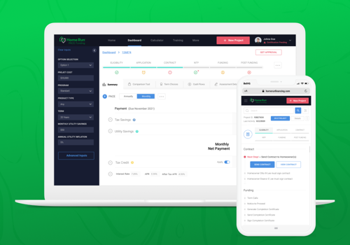 Custom Software Development Package Example: HomeRun Financing - FinTech Software Development