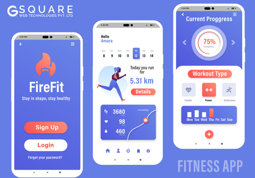 Mobile App Development Package Example: Fitness Mobile App