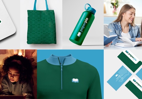 Branding Package Example: PaperPie: Rebranding a D2C educational products co
