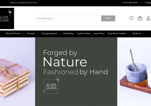 E-Commerce Development Package Example: Agra Dura