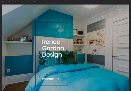 Web Design Package Example: Renée Gordon