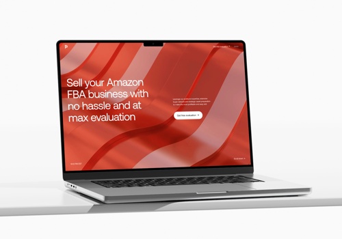 Web Design Package Example: Prime Exits - Amazon B2B Consulting Agency