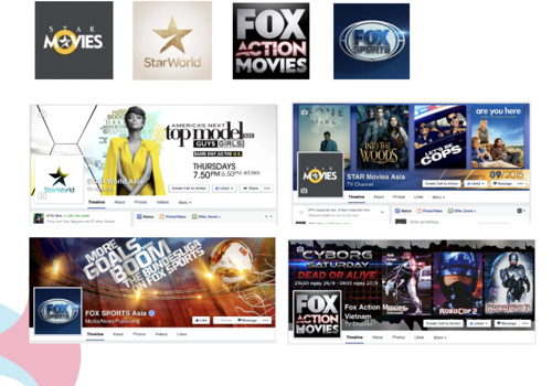 Advertising Package Example: Social Media Management for 4 TV channels