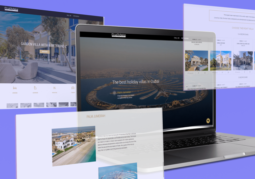 UX/UI Design Package Example: Website for renting luxury real estate in the UAE
