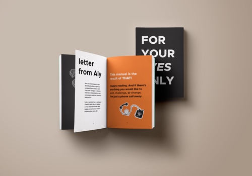 Branding Package Example: Libertà - Italian Restaurant Employee Manifesto