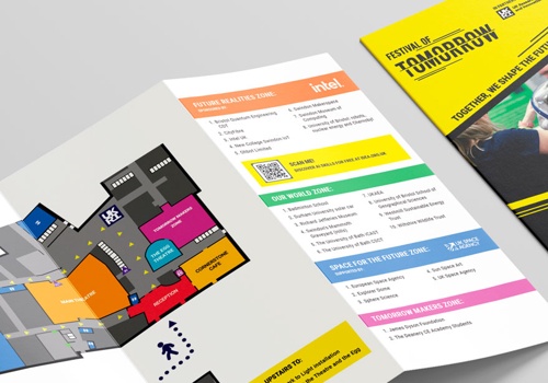 Branding Package Example: Branding and design for Festival of Tomorrow