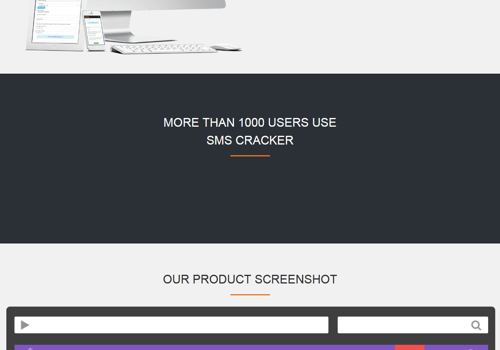 Web Development Package Example: SMS Cracker