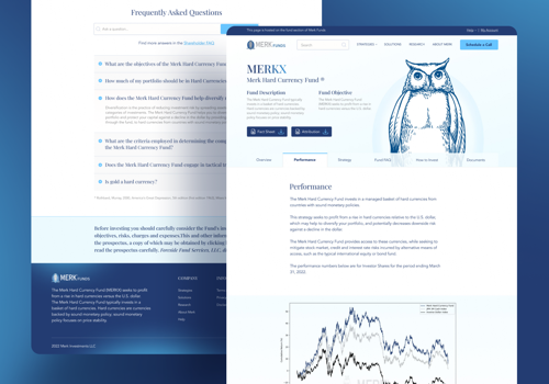 UX/UI Design Package Example: Investment Fund