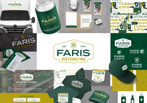 Branding Package Example: Regional Beverage Distributor Branding and Website