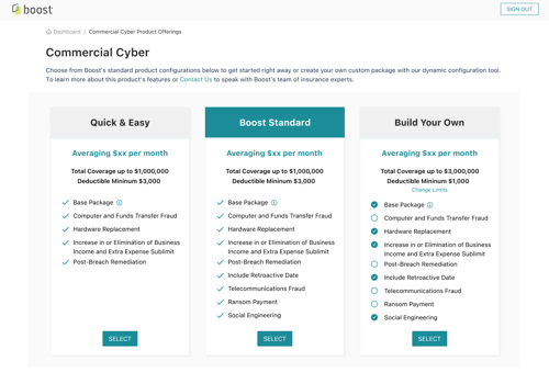 Product Design Package Example: Helping Boost Launch Their First User-Facing App