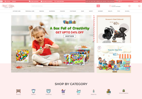 Web Design Package Example: Magento  E-Commerce Web Design and Web Development