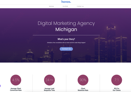 Web Design Package Example: Website Re-Design