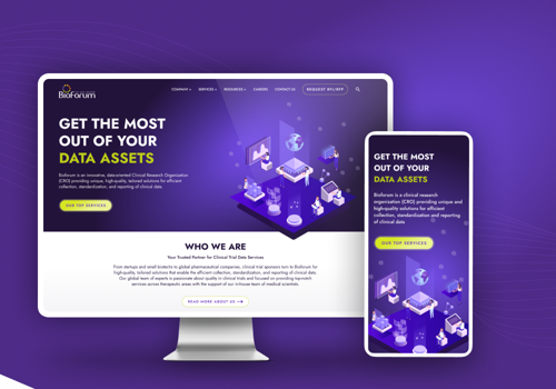 UX/UI Design Package Example: BioForum