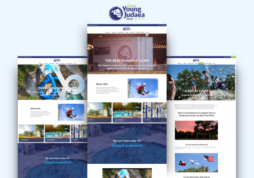 Web Design Package Example: CYJ Texas