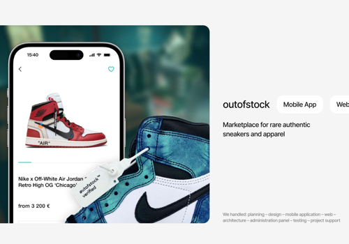 Web Development Package Example: Marketplace for Rare Authentic Sneakers & Apparel
