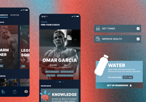 UX/UI Design Package Example: Beyond Fit