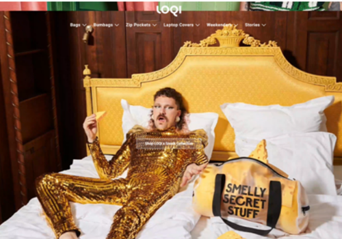 Advertising Package Example: THE LOQI BRAND WEBSITE DESIGN