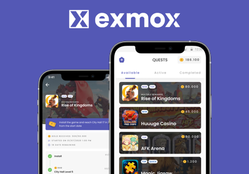 Mobile App Development Package Example: exmox – performance marketing for games