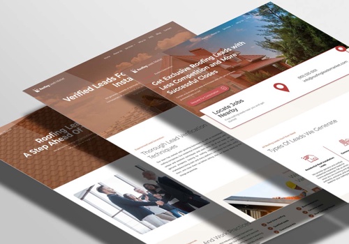 Web Design Package Example: Web Design & Development for Roofing Leads Market