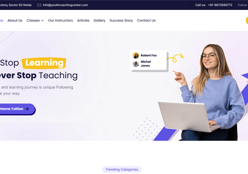 Web Design Package Example: Website Development