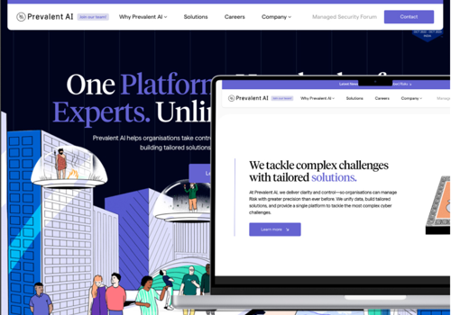 Web Development Package Example: Website for - Prevalent