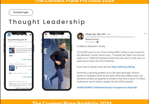 Digital Strategy Package Example: LinkedIn Branding - Financial Consultant