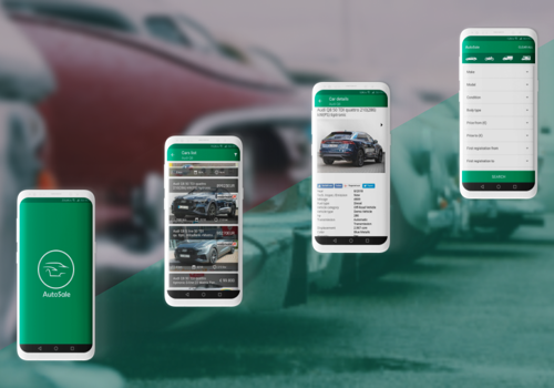 Mobile App Development Package Example: AutoSale