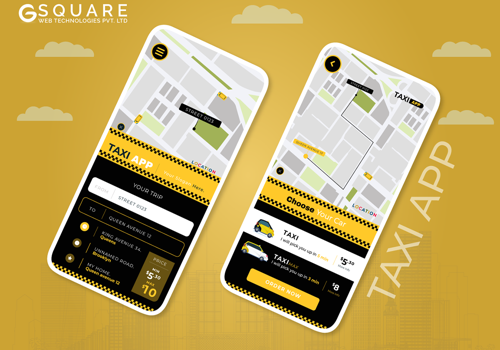 Mobile App Development Package Example: Taxi App
