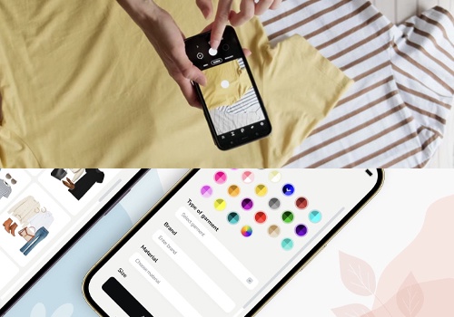 UX/UI Design Package Example: StyleMeApp is a digital wardrobe in the phone