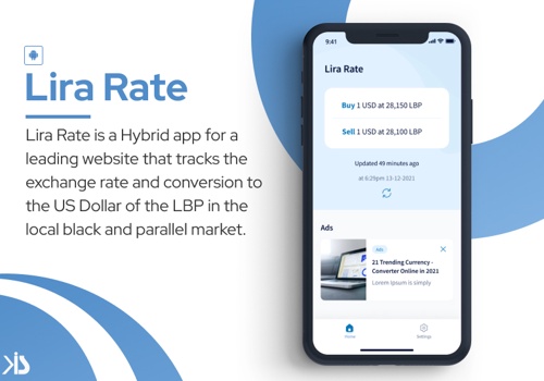 Mobile App Development Package Example: Currency Converter App