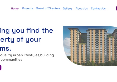 Web Design Package Example: Holy Urban Real Estate Sylhet