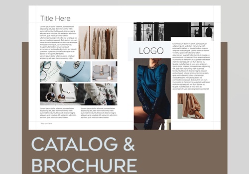 Branding Package Example: Captivating Fashion Catalog:  Print and Digital