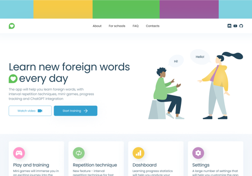 Web Development Package Example: Interactive Language Learning with ChatGPT