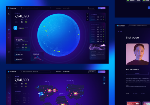 Web Design Package Example: NFT Marketplace design