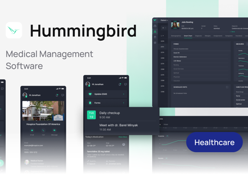 UX/UI Design Package Example: Medical Management Software