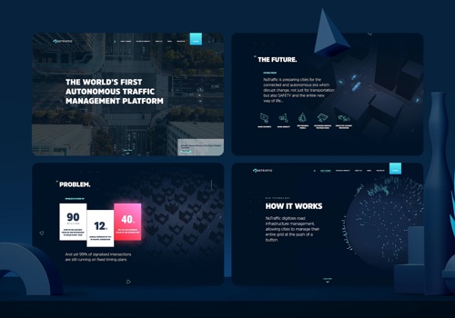 Web Design Package Example: NoTraffic, Web Design and Development