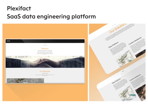 Custom Software Development Package Example: Plexifact - SaaS data engineering platform