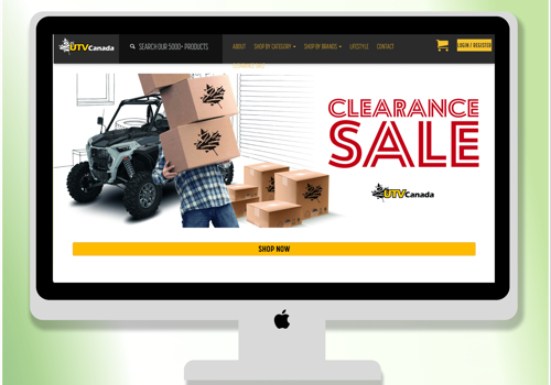 Web Design Package Example: Ecommerce website and part finder Module