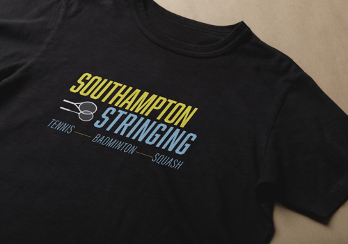 Graphic Design Package Example: Southampton Stringing Branding